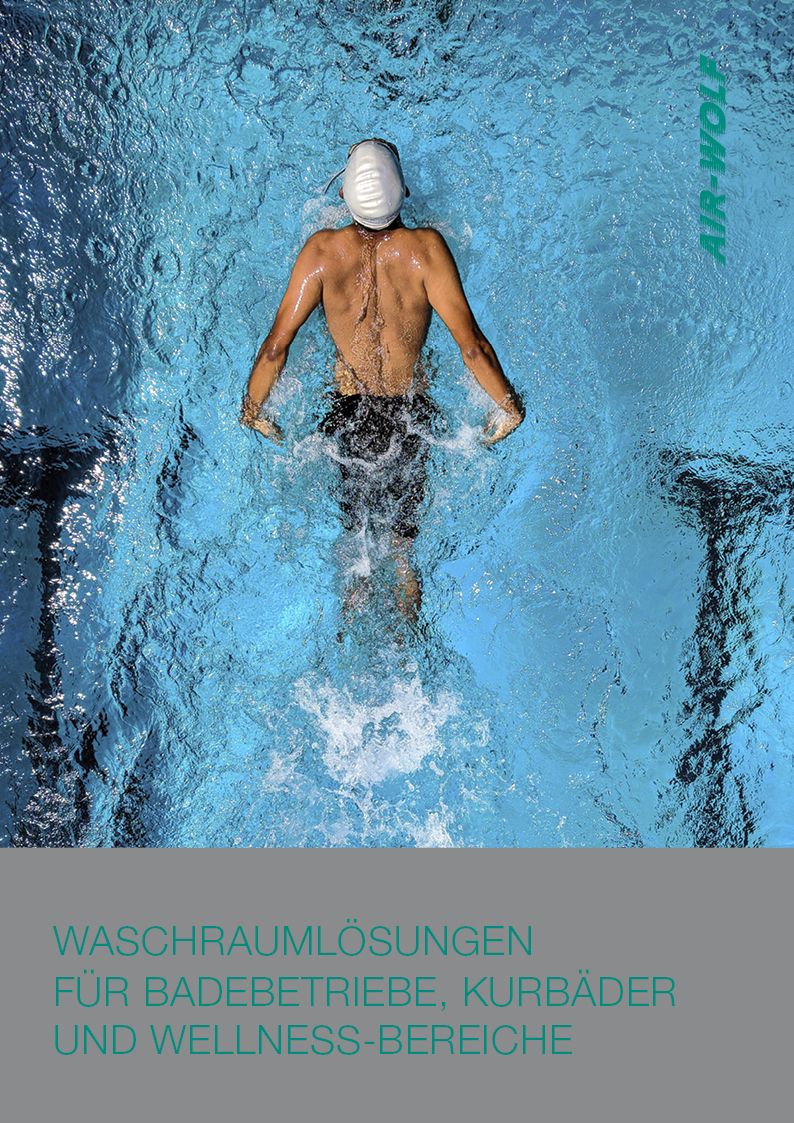 Broschüre Waschraumlösungen für Badebetriebe