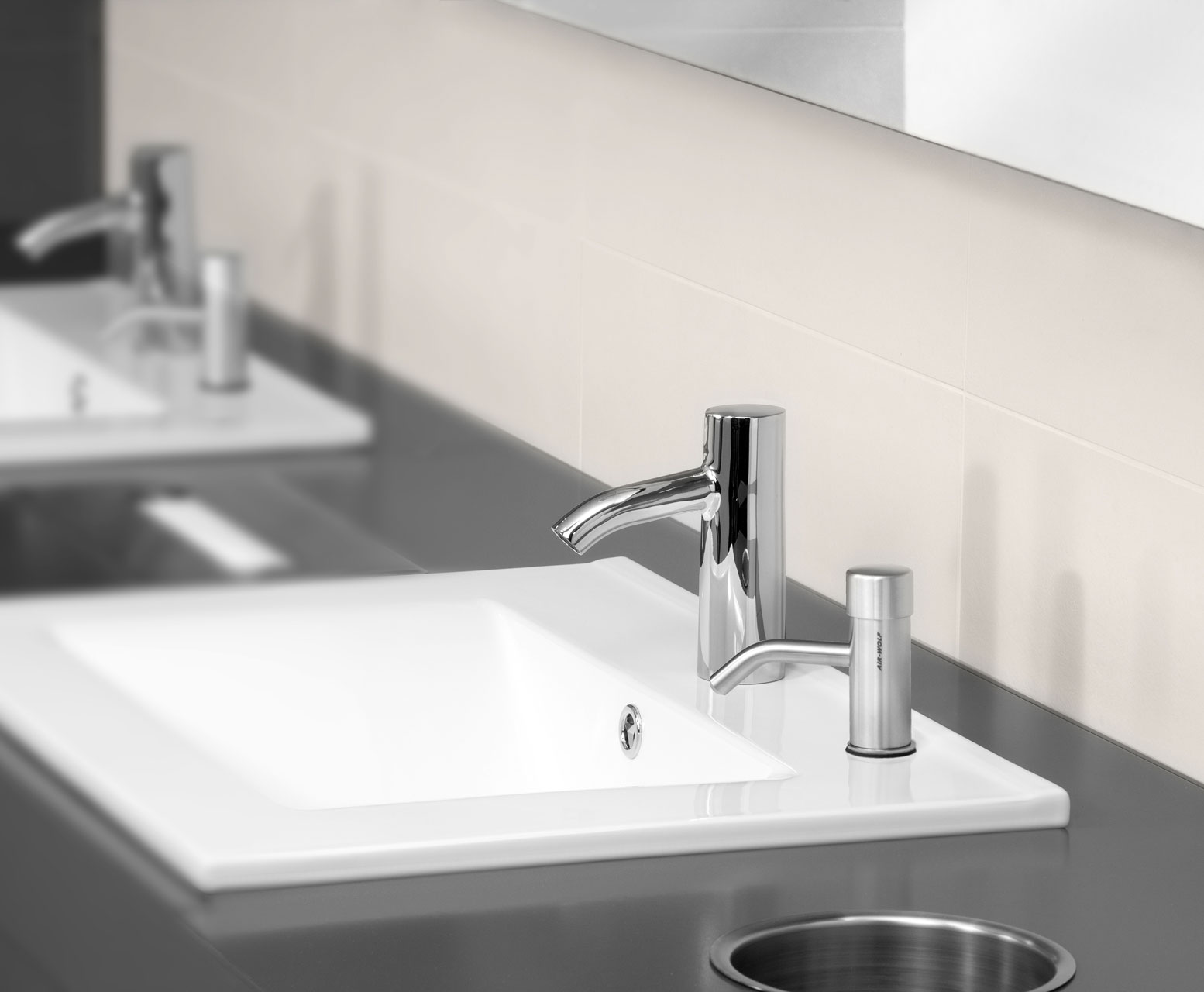 Sinken, Waschbeckenhahn, Wasserhahn