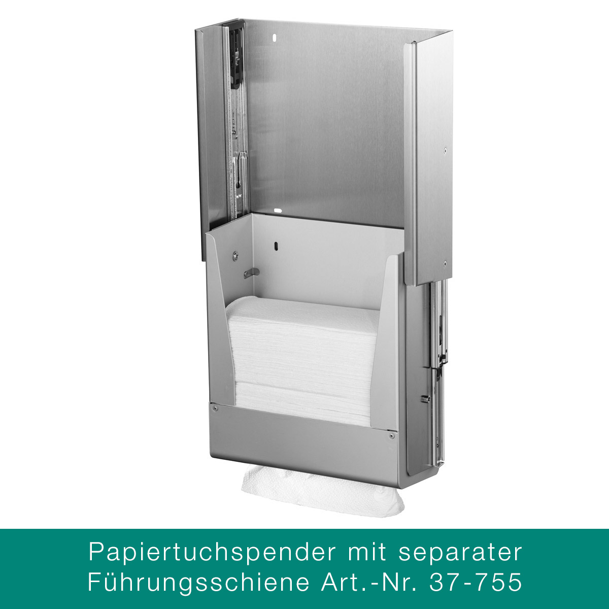 Papierhandtuchspender für verborgenen Einbau