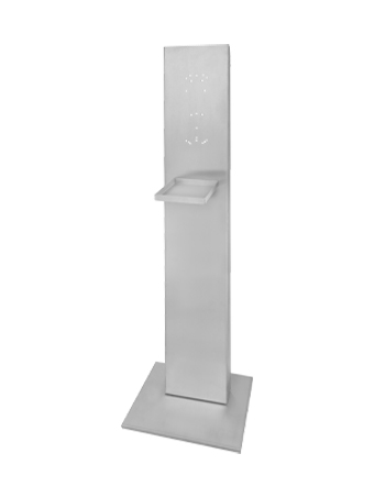 Mobile Desinfektionssäule breit